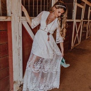 THE TWYLA DRESS - WHITE XS